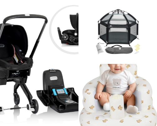 Baby essentials cover photo collage