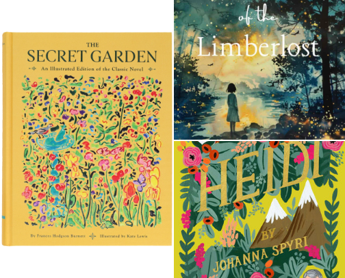 Classic Fiction- Nature, Children, Magic cover photo collage