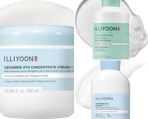 Eczema-Safe Skincare for Dry and Sensitive Skin! cover photo collage