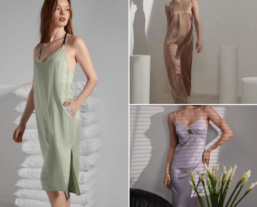 Washable silk night wear cover photo collage