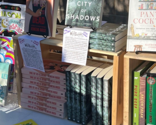 Some books I’ve collected from local authors! cover photo collage