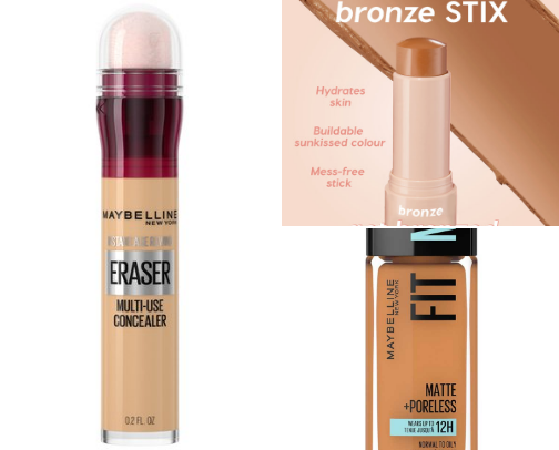 My Makeup Products cover photo collage