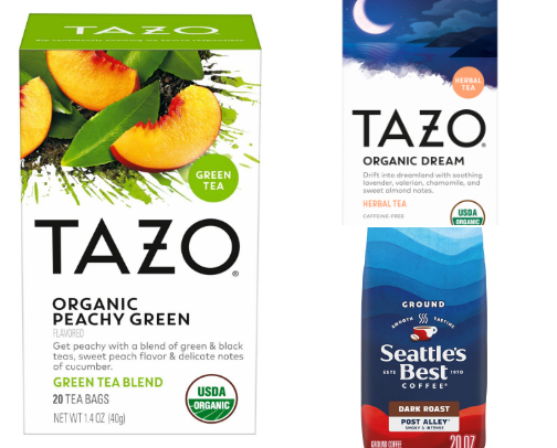 Favorite coffee & teas cover photo collage