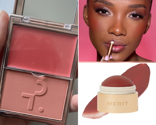 Lip + cheek favorites cover photo collage