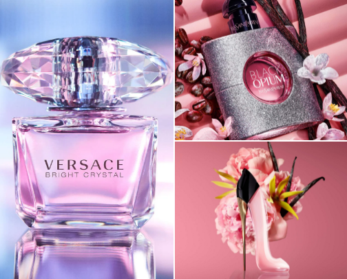 Girly parfumes🎀 cover photo collage