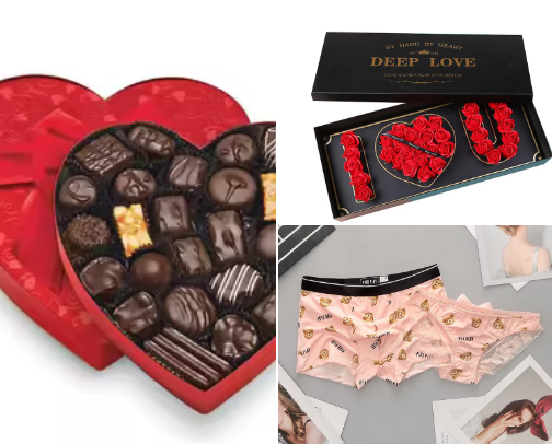 Val's Day Gifts For Lovers cover photo collage