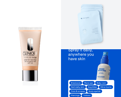 My favorite beauty recs cover photo collage