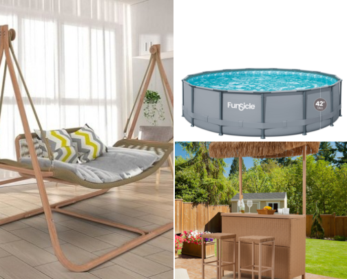 Bring Summer To Your Backyard cover photo collage