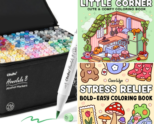 my go to art supplies for at home therapy 🤍 cover photo collage