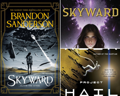 Sci-fi book recs cover photo collage