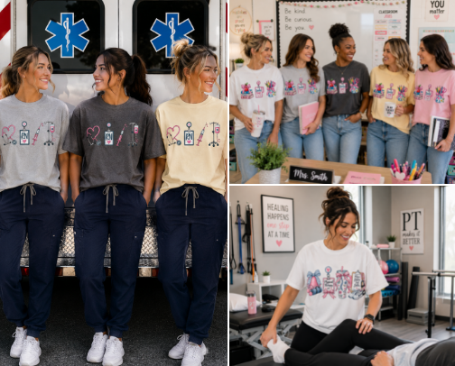 Career Girl Finds/Cute Work Shirts & Gifts cover photo collage