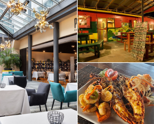 A Taste Of Jamaica On Your Plate: The Ultimate Restaurant Guide! cover photo collage