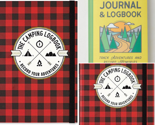The Camping Logbook (Camping Journal): Record Your Adventures travel editions cover photo collage