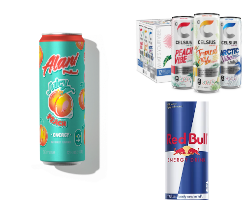 Energy drinks/prebiotic soda✨ cover photo collage