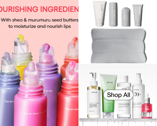 My favorite beauty recs cover photo collage
