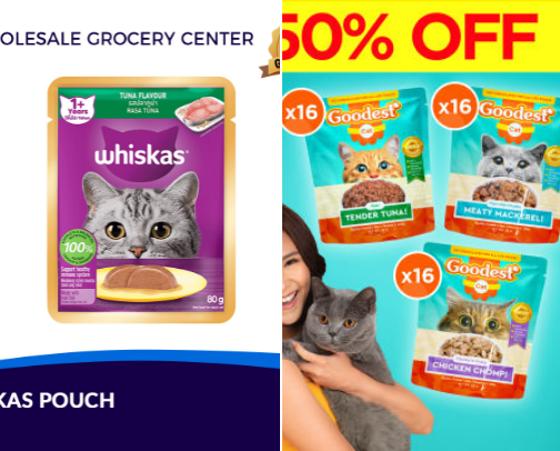 Pet products and care cover photo collage