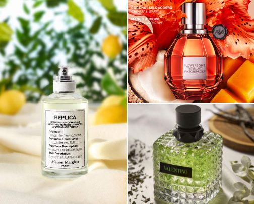 Perfume cover photo collage
