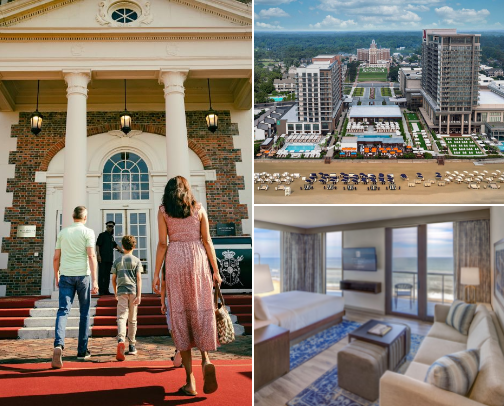 The Best Luxury & Upscale Hotels in Virginia Beach cover photo collage