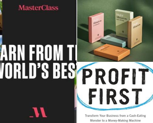 A Side Hustle Isn't a Big Idea. It's a Desk She Sets Up Right. cover photo collage