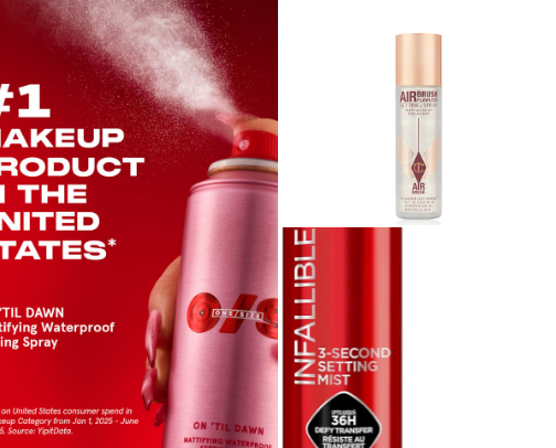 Best Setting spray 🎀 cover photo collage