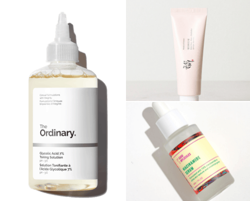 Skin care cover photo collage