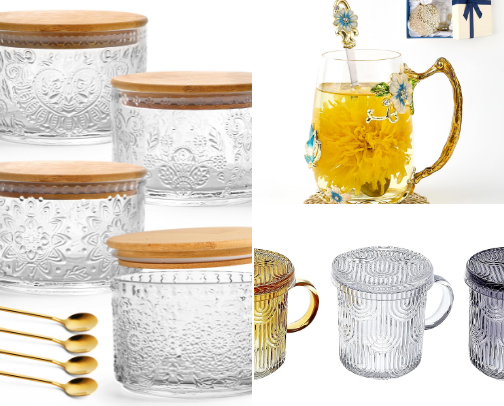 Beautiful Tea Cups cover photo collage