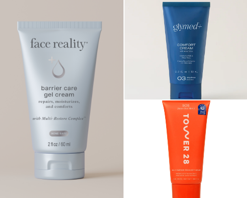 Sensitive Skin Moisturizers cover photo collage