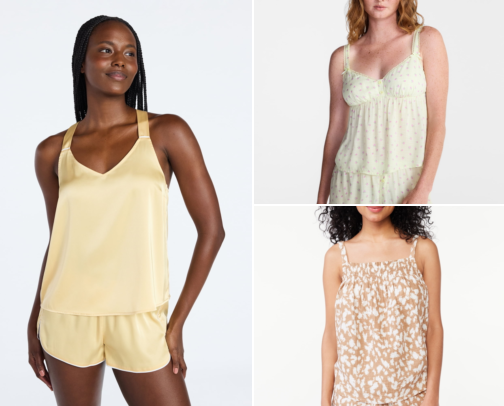 Top 10 Women's Sleep Cami Tops cover photo collage