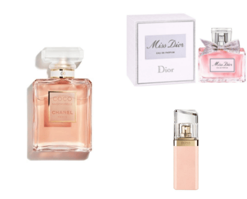 that clean girl 🌸 perfumes cover photo collage