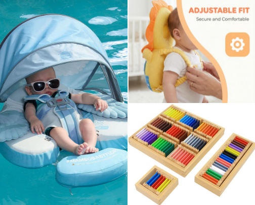 Baby must haves cover photo collage