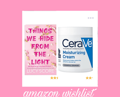 Amazon wishlist.✨️ cover photo collage