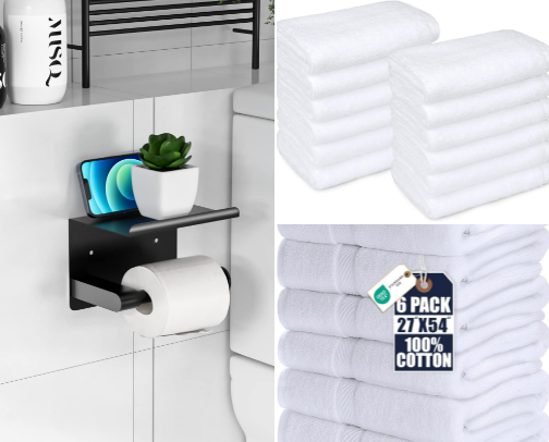 Bathroom Essentials cover photo collage