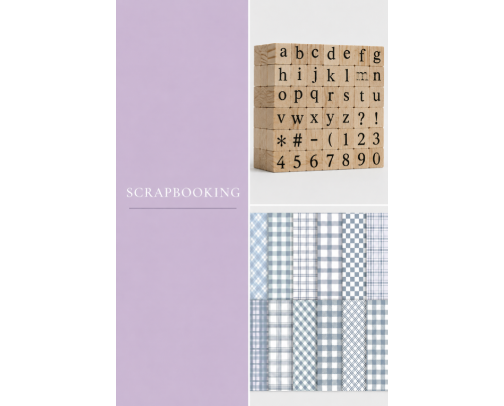 SCRAPBOOKING SUPPLIES cover photo collage