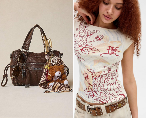 a Y2K inspired style MUST HAVE ! My personal favorites from urban outfitters cover photo collage