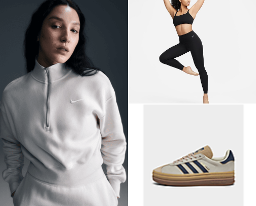 Casual sporty wear cover photo collage