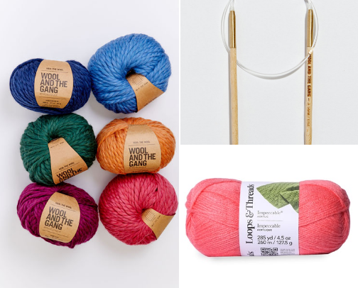 Knitters paradise cover photo collage