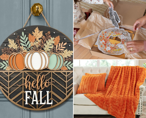 The Perfect Autumn Room Decor! Unique and Custom-Made cover photo collage