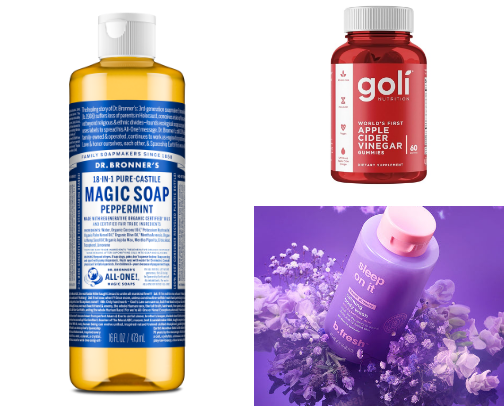 My favorite shower and routine reqs!! 🚿🧼 cover photo collage