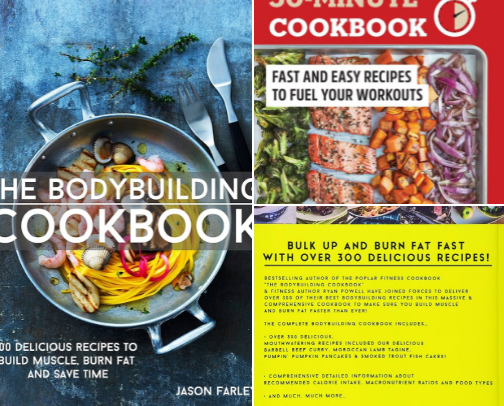 Books That Fueled My Gym Progress: Top Recipe Guides from Barnes & Noble cover photo collage