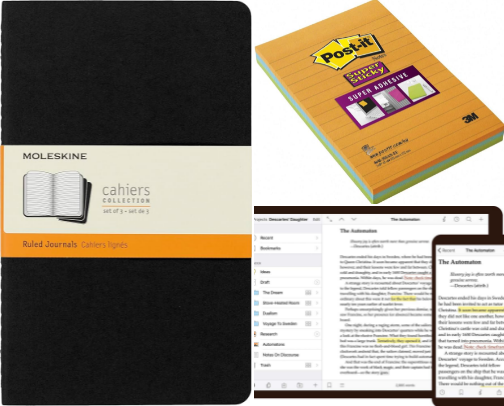 Must Have's For Writers cover photo collage