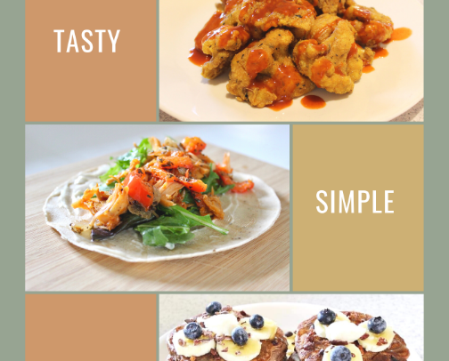 TASTY VEGAN RECIPES cover photo collage