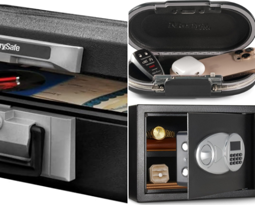 Best Safe on Amazon: Fireproof and Small Home Safes for Documents and Jewelry cover photo collage