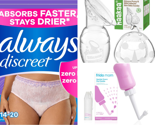 POSTPARTUM MUST HAVES (I ACTUALLY USED) cover photo collage
