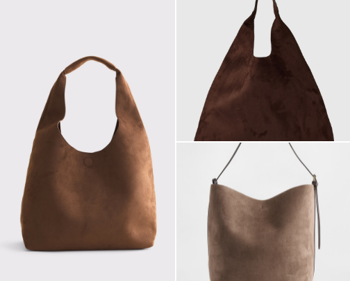 Suede Handbags cover photo collage