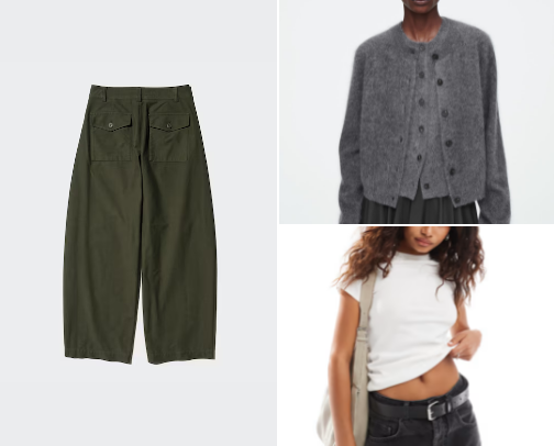Sporty chic outfits cover photo collage