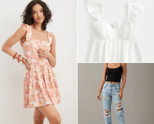 cutest, simple clothing inspo cover photo collage