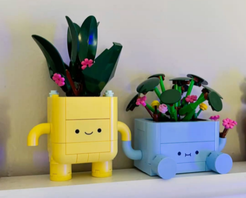 My absolute favorite Lego flowers! cover photo collage