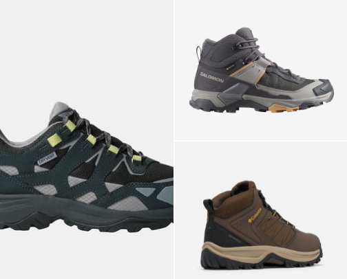 Hiking shoes for men & women! cover photo collage