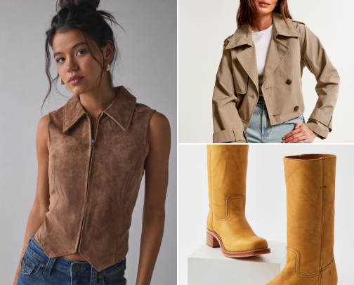 Fall fashion trend predictions cover photo collage