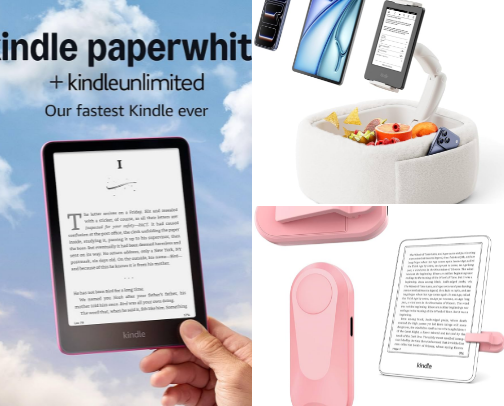 Get Lost in Your Kindle and Feel Good Doing It cover photo collage